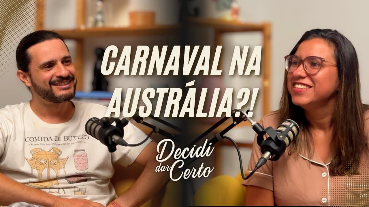Ele trouxe o carnaval pra Austrália sem saber tocar nada